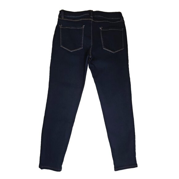 D. Jeans Skinny Women's Dark Wash Blue Denim 28 x 25 in Flex Denim - Picture 4 of 5